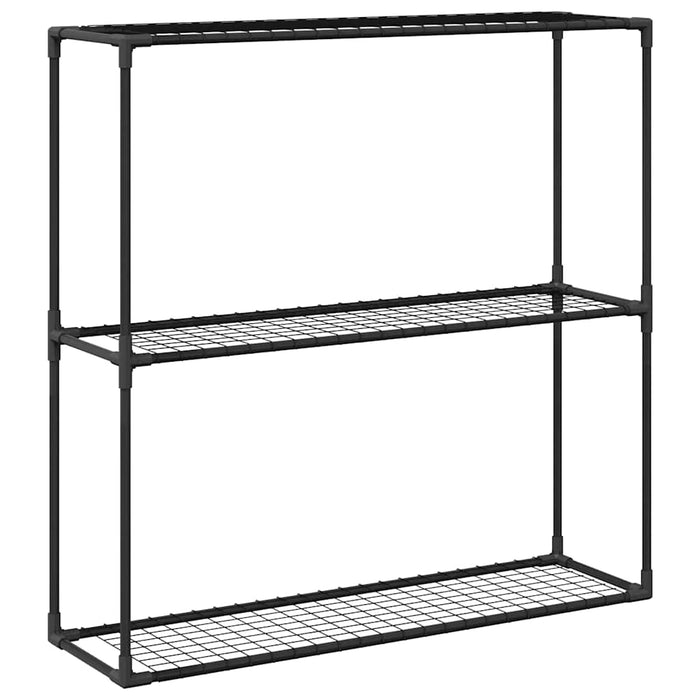 Stand pentru plante cu 3 niveluri Negru 100 x 32 x 102 cm Oțel - WALTI WALTI