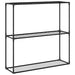 Stand pentru plante cu 3 niveluri Negru 100 x 32 x 102 cm Oțel - WALTI WALTI