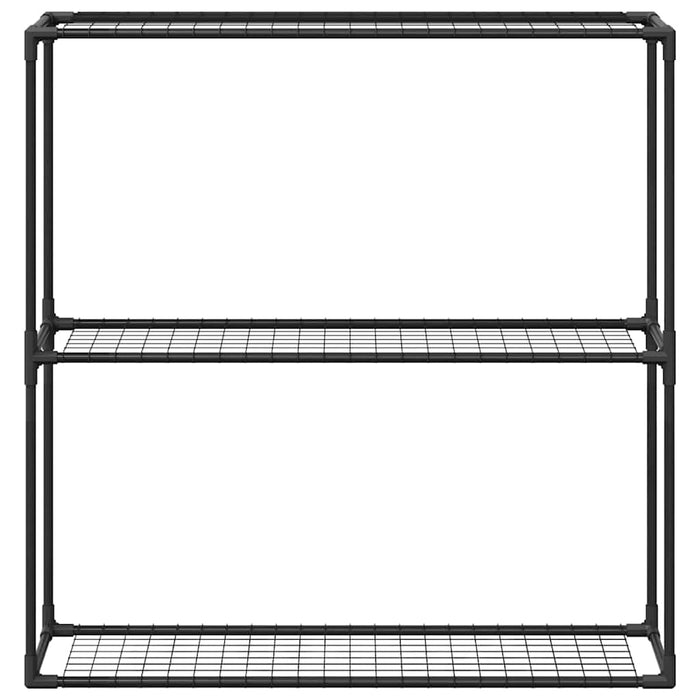 Stand pentru plante cu 3 niveluri Negru 100 x 32 x 102 cm Oțel - WALTI WALTI