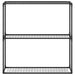 Stand pentru plante cu 3 niveluri Negru 100 x 32 x 102 cm Oțel - WALTI WALTI