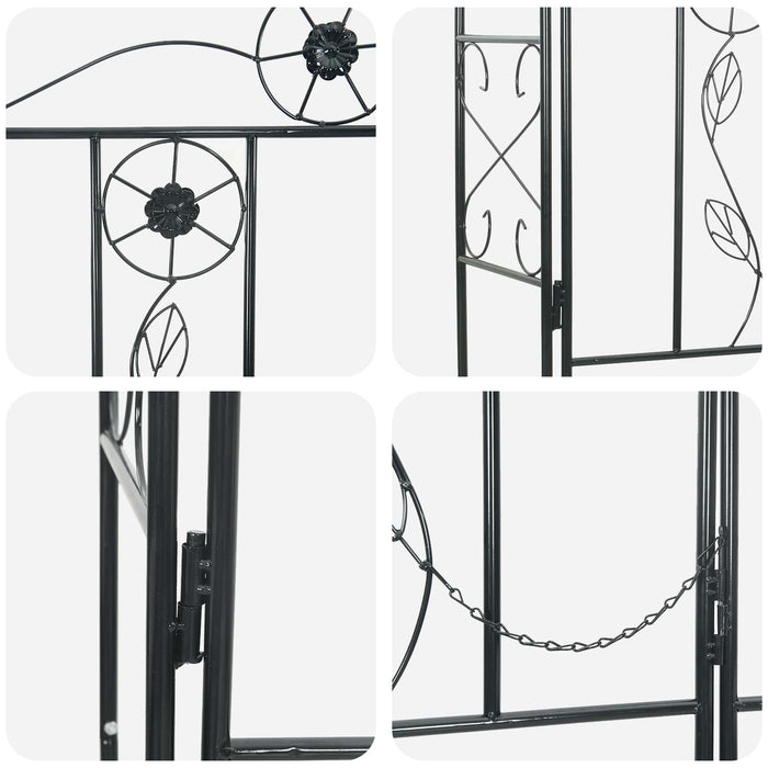 Arc de Grădină Simplu Negru - WALTI WALTI