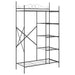 Dulap Deschis cu raft Negru 104,5 x 45 x 172 cm Oțel - WALTI WALTI