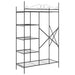 Dulap Deschis cu raft Negru 104,5 x 45 x 172 cm Oțel - WALTI WALTI