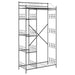 Dulap Deschis cu raft Negru 101 x 43 x 188 cm Oțel - WALTI WALTI