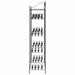 Dulap Deschis cu raft Negru 101 x 43 x 188 cm Oțel - WALTI WALTI