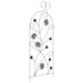 Gard de Grădină cu blocare 3 pcs Negru 112 x 39,5 cm Oțel - WALTI WALTI