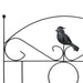 Gard de Grădină 3 pcs Negru 110 x 40 cm Oțel - WALTI WALTI