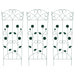 Gard de Grădină 3 pcs Verde 110,5 x 42,5 cm Oțel - WALTI WALTI