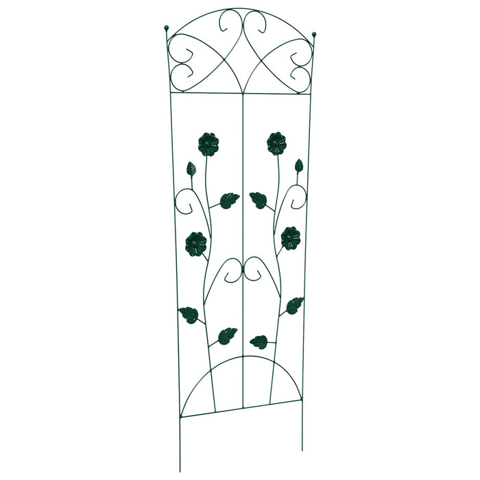 Gard de Grădină 3 pcs Verde 110,5 x 42,5 cm Oțel - WALTI WALTI