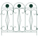 Gard de Grădină 5 pcs Verde Oțel - WALTI WALTI