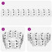 Gard de Grădină 5 pcs Negru Oțel - WALTI WALTI