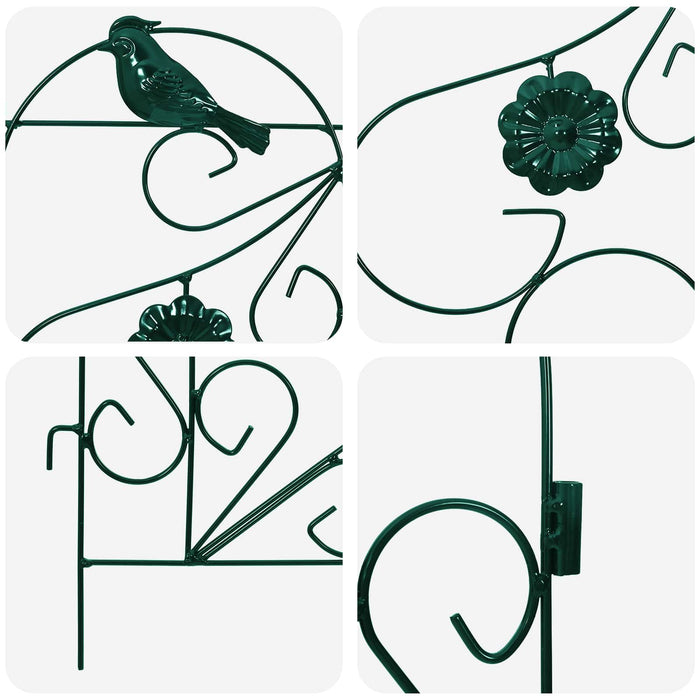 Gard de Grădină 5 pcs Verde Oțel - WALTI WALTI