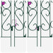 Gard de Grădină 5 pcs Verde Oțel - WALTI WALTI