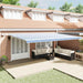 Cortina Retractabilă with Manual Albastru și alb 6 x 3 m - WALTI WALTI