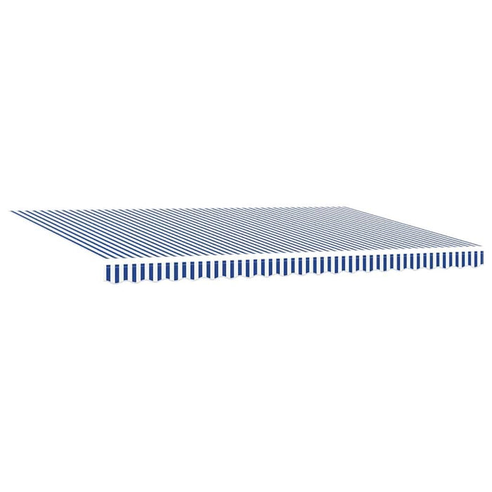 Cortina Retractabilă Manual Albastru și Alb 500 × 300 cm - WALTI WALTI