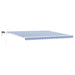 Cortina Retractabilă with Manual Albastru și alb 4.5 x 3 m - WALTI WALTI
