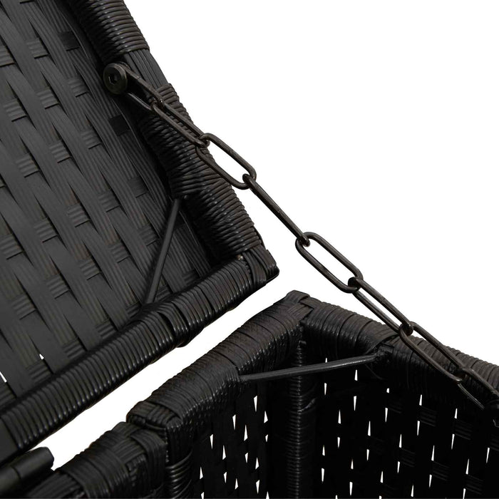 Cutie pentru gunoi 2 pcs Negru 65 x 80 x 115 cm Polietilenă - WALTI WALTI