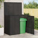 Cutie pentru gunoi 2 pcs Negru 65 x 80 x 115 cm Polietilenă - WALTI WALTI