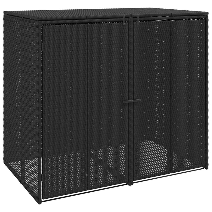 Cutie pentru gunoi 2 pcs Negru 65 x 80 x 115 cm Polietilenă - WALTI WALTI