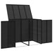 Cutie pentru gunoi 2 pcs Negru 65 x 80 x 115 cm Polietilenă - WALTI WALTI