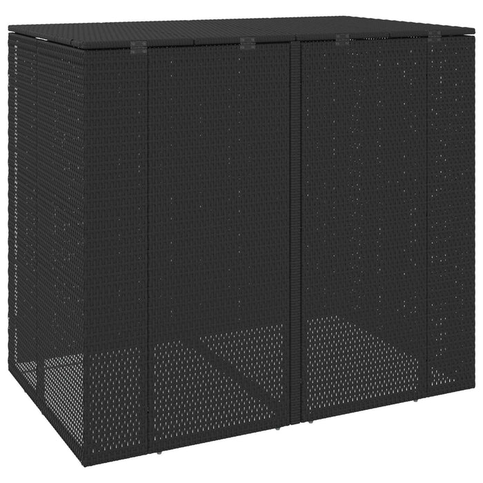 Cutie pentru gunoi 2 pcs Negru 65 x 80 x 115 cm Polietilenă - WALTI WALTI