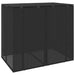 Cutie pentru gunoi 2 pcs Negru 65 x 80 x 115 cm Polietilenă - WALTI WALTI