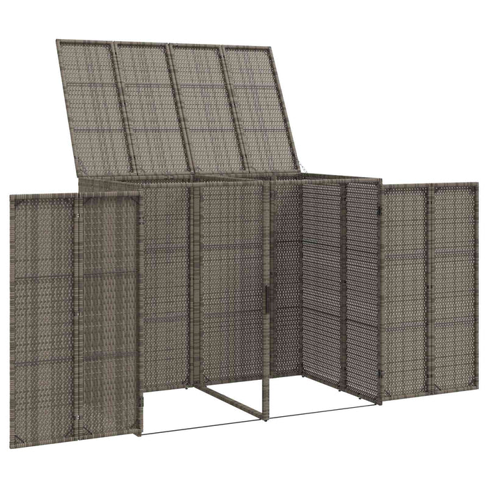 Cutie pentru gunoi 2 pcs Gri 65 x 80 x 115 cm Polietilenă - WALTI WALTI
