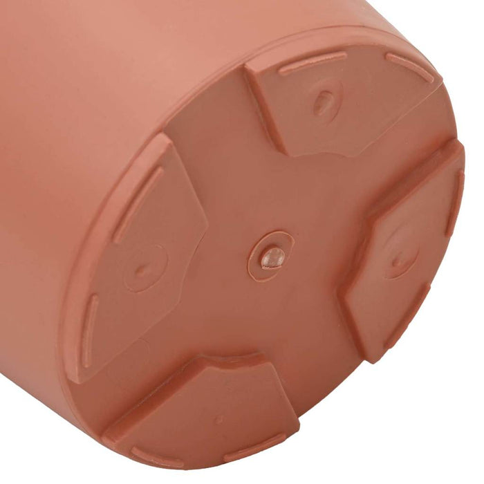 Ghivece pentru plante 6 pcs Roșu cărămidă Ø 19 x 16 cm Plastic - WALTI WALTI
