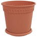 Ghivece pentru plante 6 pcs Roșu cărămidă Ø 19 x 16 cm Plastic - WALTI WALTI