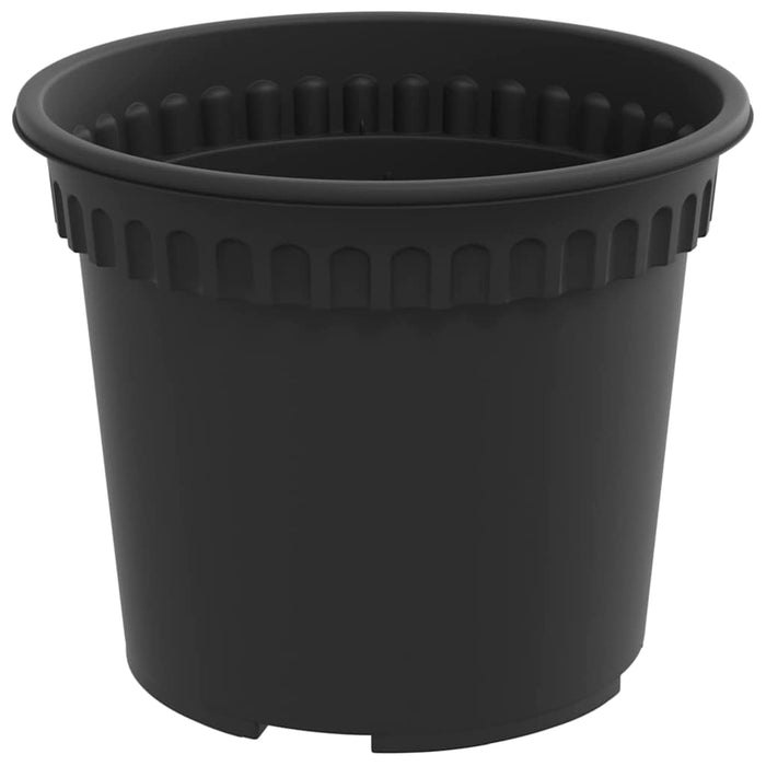 Ghivece pentru plante 6 pcs Negru Ø 12,5 x 10 cm Plastic WALTI
