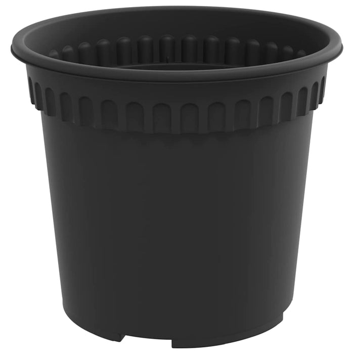 Ghivece pentru plante 6 pcs Negru Ø 15 x 12 cm Plastic WALTI