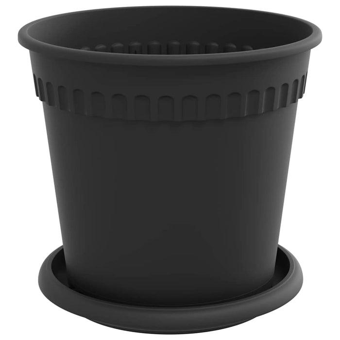Ghivece pentru plante 6 pcs Negru Ø 17 x 14 cm Plastic - WALTI WALTI