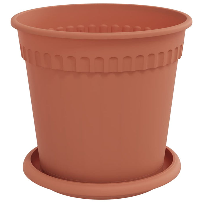 Ghivece pentru plante 24 pcs Roșu cărămidă Ø 17 x 14 cm Plastic - WALTI WALTI