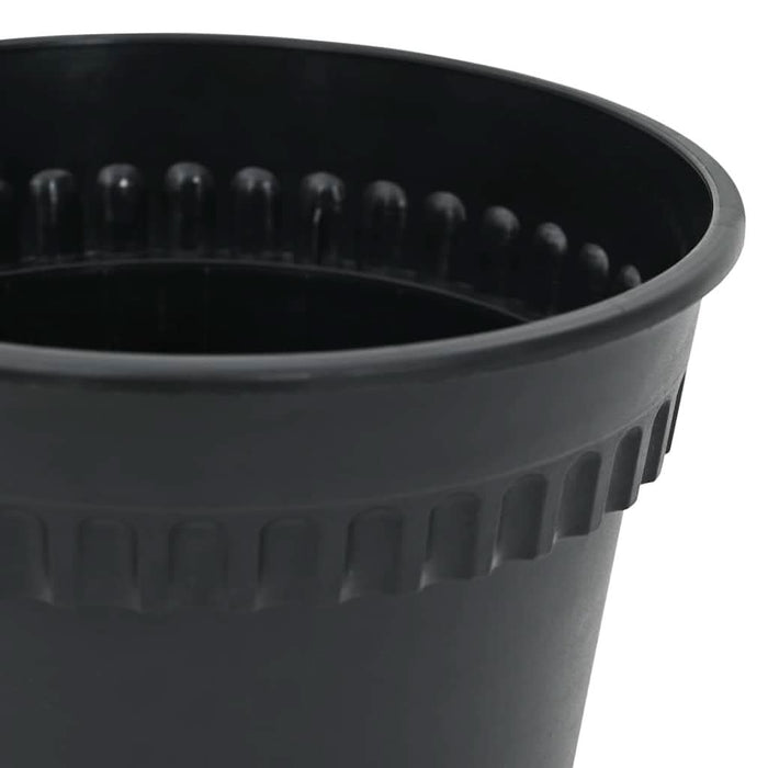 Ghivece pentru plante 24 pcs Negru Ø 15 x 12 cm Plastic - WALTI WALTI