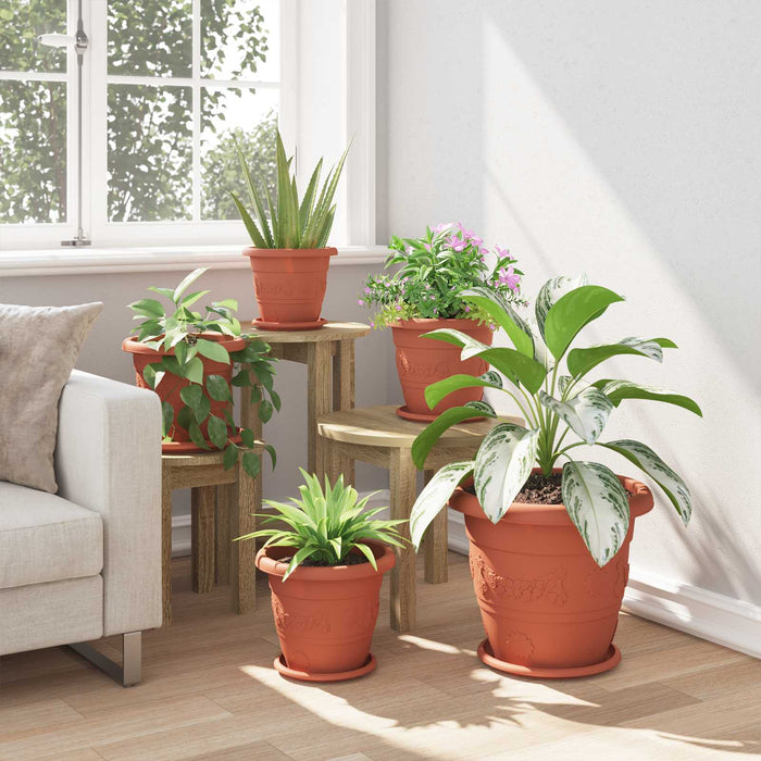 Ghivece pentru plante 6 pcs Roșu cărămidă Ø 26 x 21.5 cm - WALTI WALTI