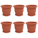 Ghivece pentru plante 6 pcs Roșu cărămidă Ø 26 x 21.5 cm - WALTI WALTI