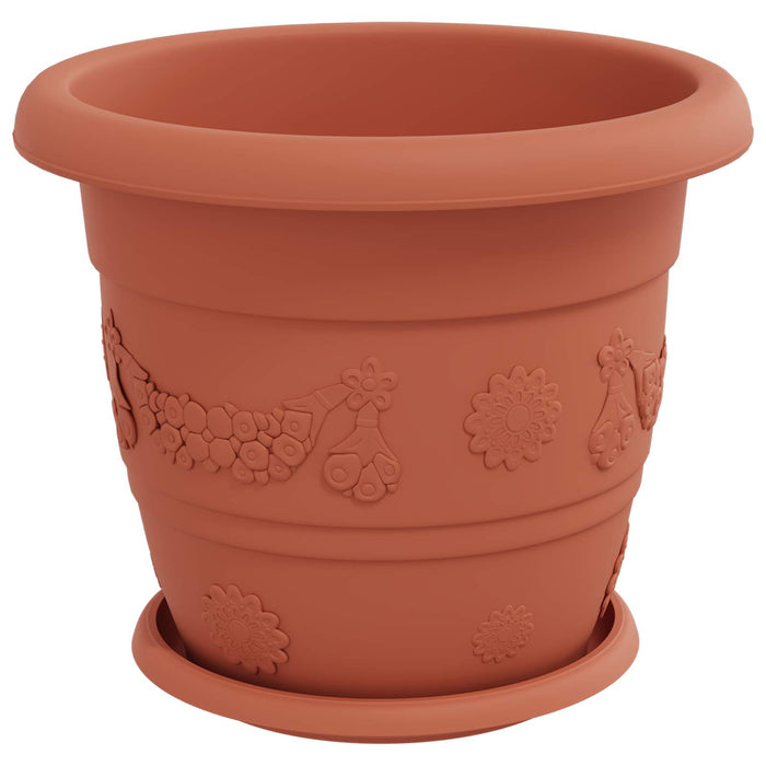 Ghivece pentru plante 6 pcs Roșu cărămidă Ø 26 x 21.5 cm - WALTI WALTI