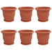 Ghivece pentru plante 6 pcs Roșu cărămidă Ø 26 x 21.5 cm - WALTI WALTI