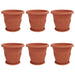Ghivece pentru plante 6 pcs Roșu cărămidă Ø 26 x 21.5 cm - WALTI WALTI