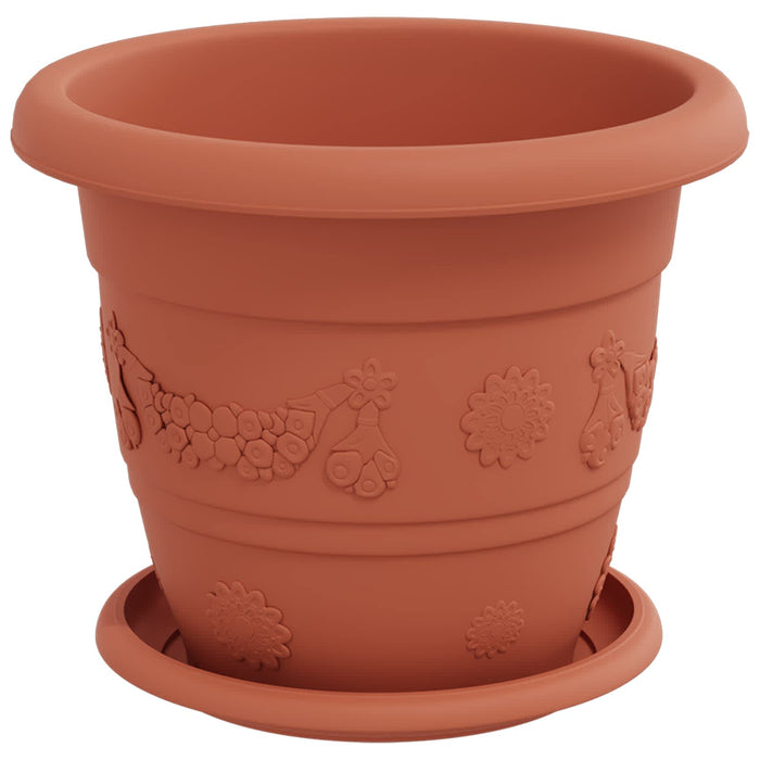 Ghivece pentru plante 24 pcs Roșu cărămidă Ø 26 x 21.5 cm - WALTI WALTI
