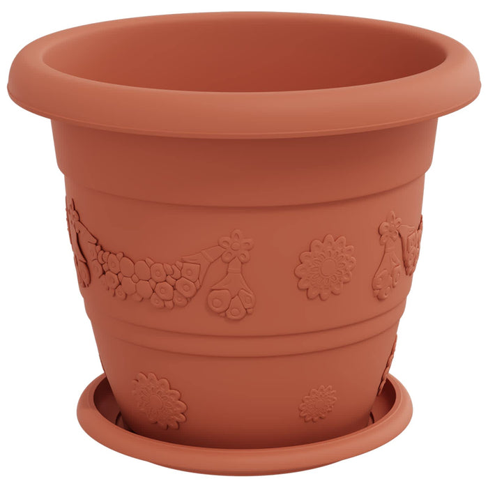 Ghivece pentru plante 24 pcs Roșu cărămidă Ø 26 x 21.5 cm - WALTI WALTI