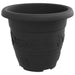 Ghivece pentru plante 24 pcs Negru Ø 26 x 21.5 cm Plastic - WALTI WALTI