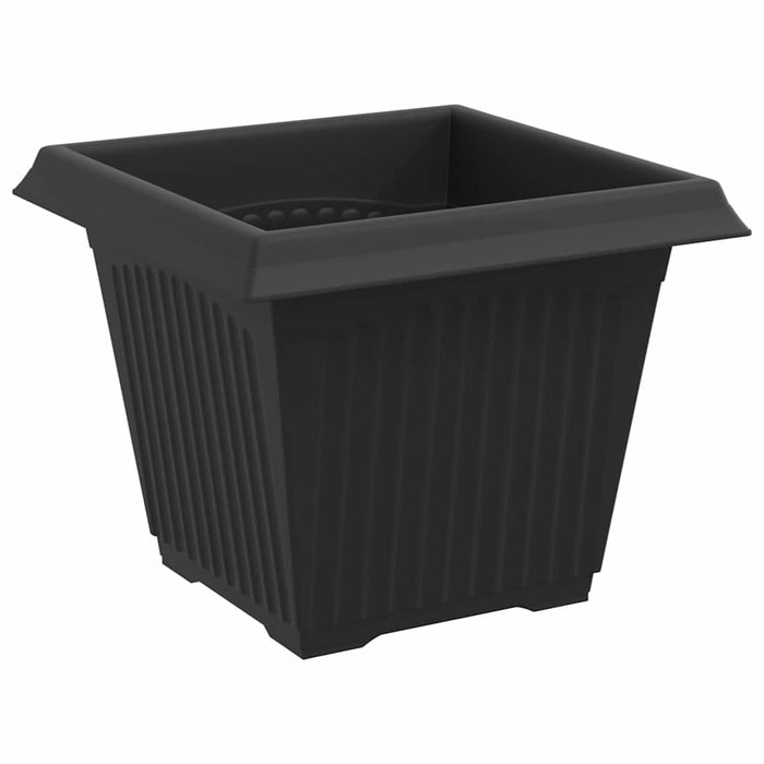 Ghivece pentru plante 6 pcs Negru 20 x 20 x 16 cm Plastic WALTI