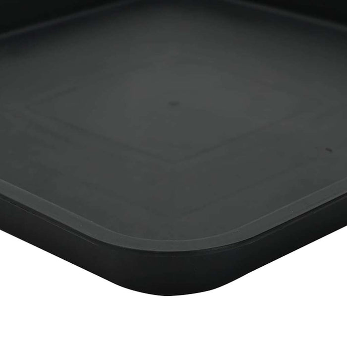 Ghivece pentru plante 6 pcs Negru 28,5 x 28,5 x 22 cm Plastic WALTI