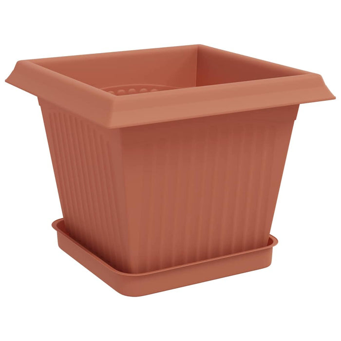 Ghivece pentru plante 24 pcs Roșu cărămidă 20 x 20 x 16 cm WALTI
