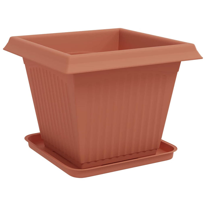 Ghivece pentru plante 24 pcs Roșu cărămidă 38 x 38 x 30 cm WALTI