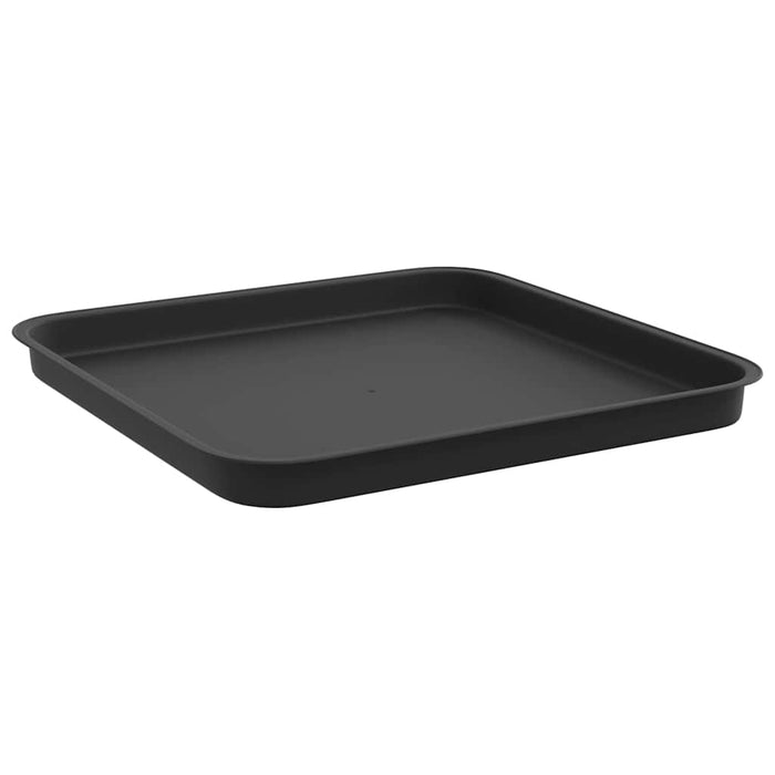 Ghivece pentru plante 24 pcs Negru 38 x 38 x 30 cm Plastic WALTI