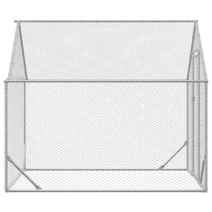 Cușcă pentru pui Argintiu 200x170x177cm Oțel Galvanizat - WALTI WALTI