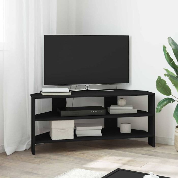 DulapdecolțpentruTV Negru 102x40,5x45cm Lemn compozit - WALTI WALTI