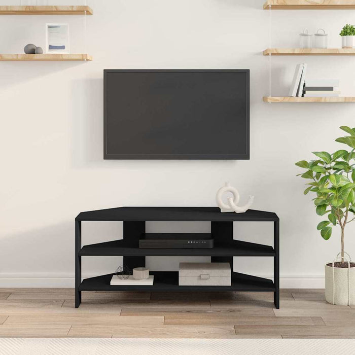 DulapdecolțpentruTV Negru 102x40,5x45cm Lemn compozit - WALTI WALTI